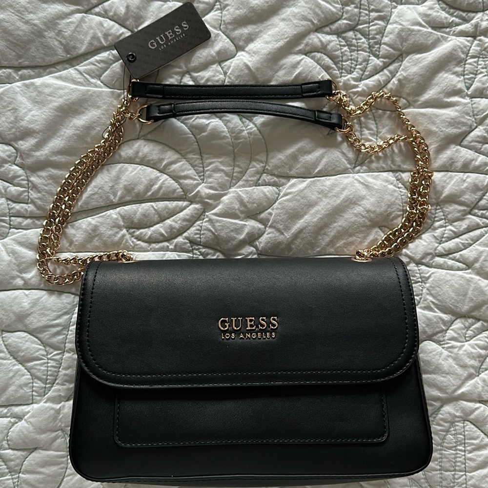 Guess Los Angeles Black Shoulder Bag
